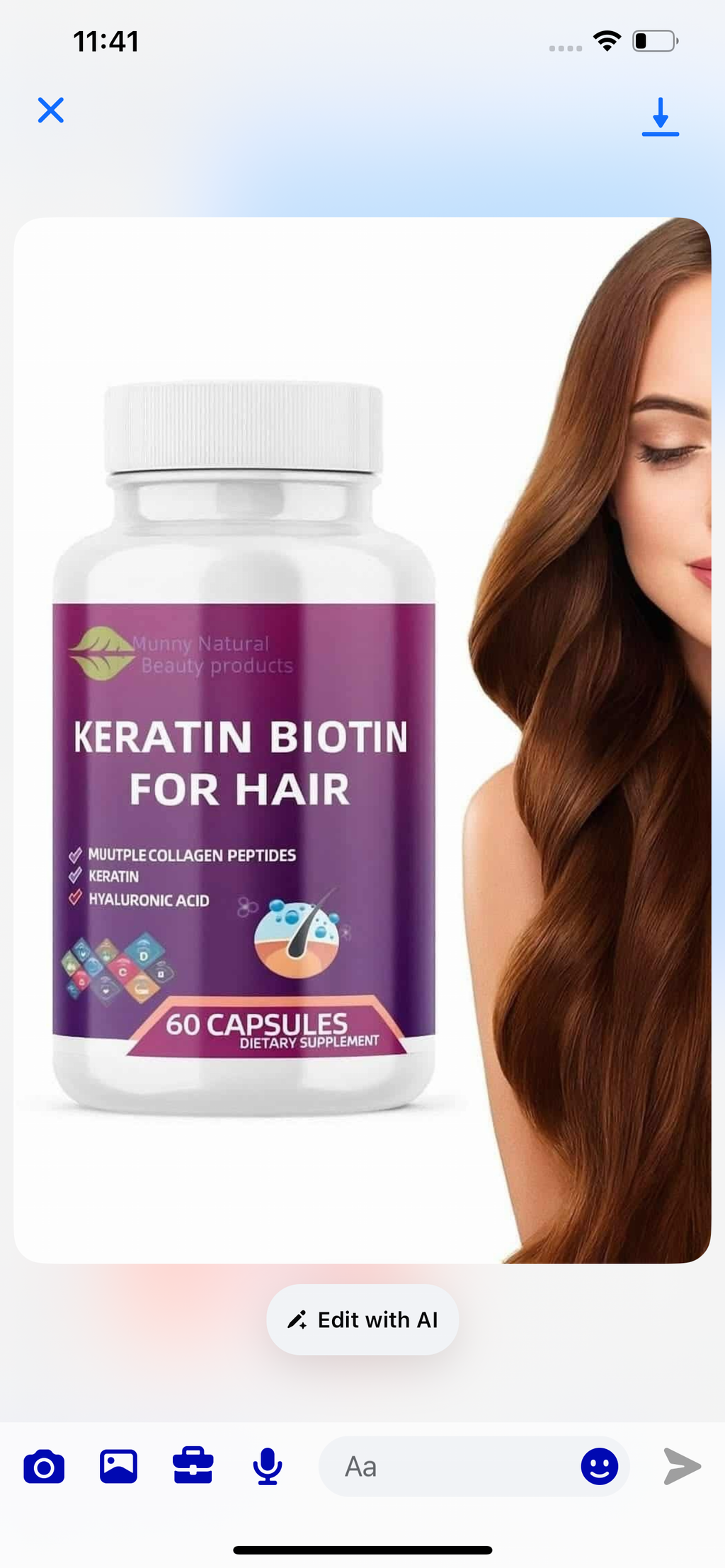 فيتامين الشعر 60 capsules