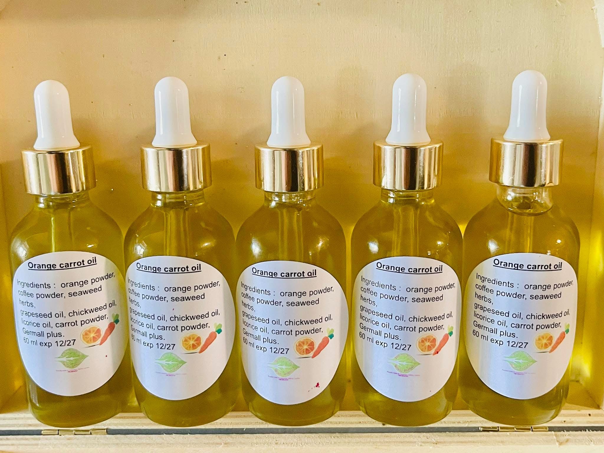 Orange Carrot seed oil for sensitive skin 60 ml