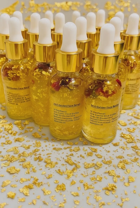 24k gold face oil