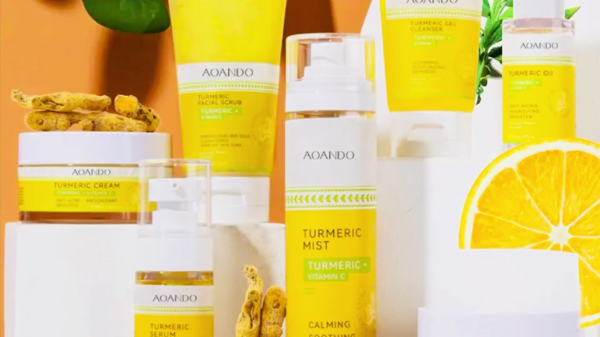 Turmeric vitamin C set 7 pieces